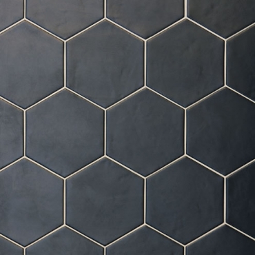 Керамогранит Equipe Hexatile Negro Mate 17,5x20 матовый