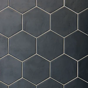 Керамогранит Equipe Hexatile Negro Mate 17,5x20 матовый