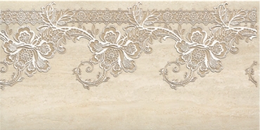 Декоративный элемент Capri I Travertini Fascia Lace Beige 30x60 лаппатированный