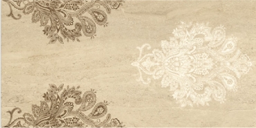 Декоративный элемент Capri I Travertini Stencil Crema 30x60 лаппатированный