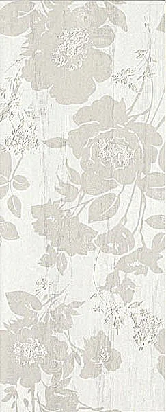 Декоративный элемент Capri Ins. Bardiglio Flor Bianco 24x59 глянцевый
