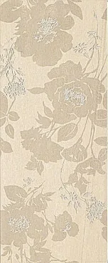 Декоративный элемент Capri Ins. Bardiglio Flor Crema 24x59 глянцевый