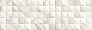 Мозаика Sant Agostino Inspire Art Calacatta 25x75 полированная