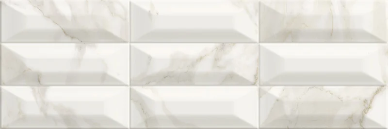 Мозаика Sant Agostino Inspire Cult Calacatta 25x75 полированная
