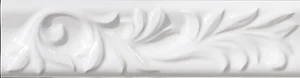 Бордюр Sant Agostino Inspire Listello Bianco 6,5x25 полированный