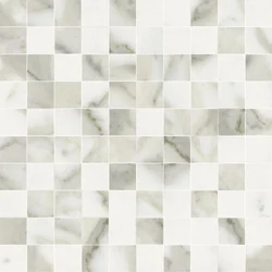 Мозаика Sant Agostino Inspire Mosaico Bianco Calacatta 25x25 полированная
