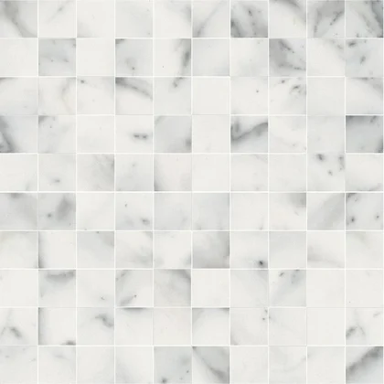 Мозаика Sant Agostino Inspire Mosaico Bianco Statuario 25x25 полированная