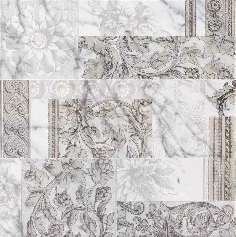 Панно Sant Agostino Inspire Romantica Statuario 75x75 полированное
