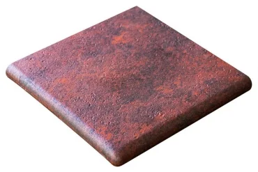 Ступень Gres de Aragon Jasper Esquina Rojo 33x33 матовая