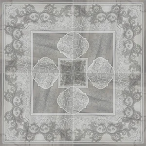 Панно Cisa Jurassic Rosone Light Grey Lapp-Rett. 99x99 лаппатированное