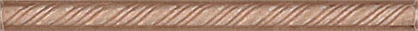 Бордюр Kerama Marazzi Карандаш Косичка коричневый 196 1,5x20 глянцевый