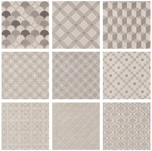 Плитка Kerama Marazzi Карнаби-стрит орнамент беж SG1575N 20,1x20,1 матовая