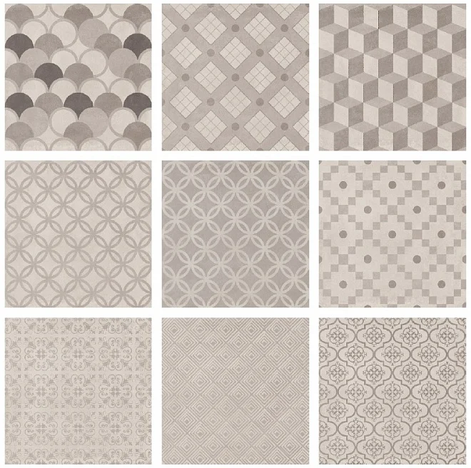 Плитка Kerama Marazzi Карнаби-стрит орнамент беж SG1575N 20,1x20,1 матовая