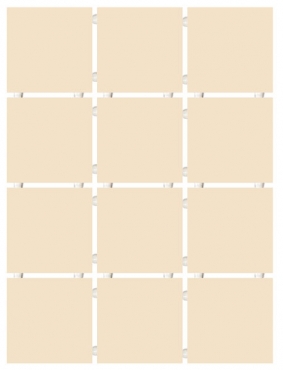 Плитка Kerama Marazzi Конфетти беж светлый блестящий 1235 9,9x9,9 глянцевая