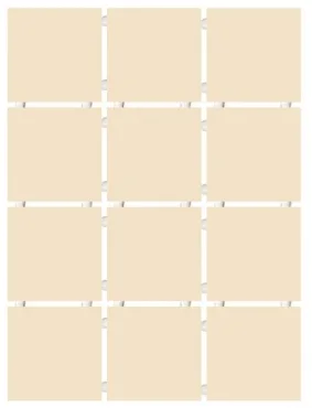 Плитка Kerama Marazzi Конфетти беж светлый блестящий 1235 9,9x9,9 глянцевая