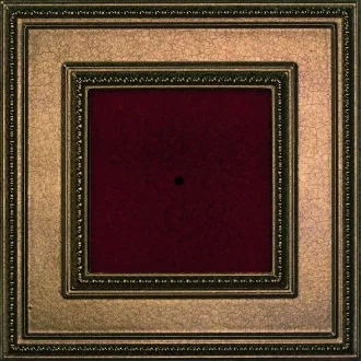 Lirica Bordeaux Formella Per Soffito plus Borchia Bronzo