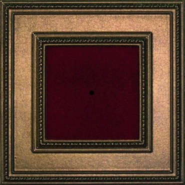 Декоративный элемент Vallelunga Lirica Bordeaux Formella Per Soffito plus Borchia Bronzo 30x30 глянцевый