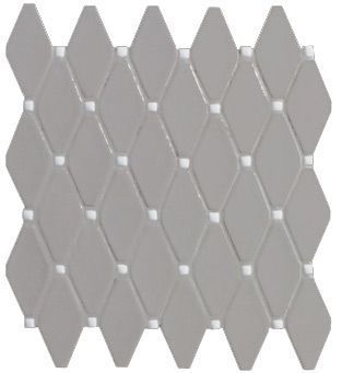 Мозаика Vallelunga Lirica Cortese Esagona Antracite 32x37 глянцевая