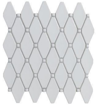 Мозаика Vallelunga Lirica Cortese Esagona Grigio 32x37 глянцевая