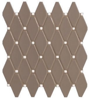 Мозаика Vallelunga Lirica Cortese Esagona Tortora 32x37 глянцевая