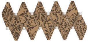 Бордюр Vallelunga Lirica Cortese Fascia Visone 10x32 глянцевый