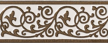 Бордюр Sant Agostino Listello Inspire Oro 10x25 полированный
