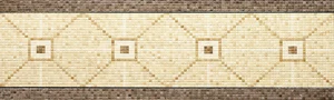 Бордюр Newker Listello Versus Beige 18x60 лаппатированный