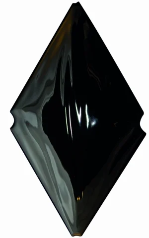 Плитка Cevica Loft Rombo Negro 12x20 глянцевая