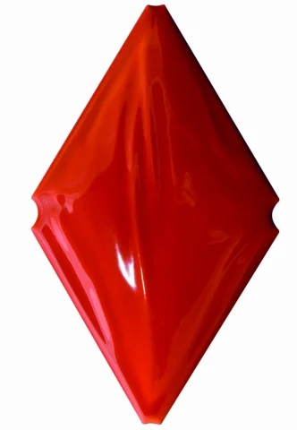 Плитка Cevica Loft Rombo Rojo 12x20 глянцевая