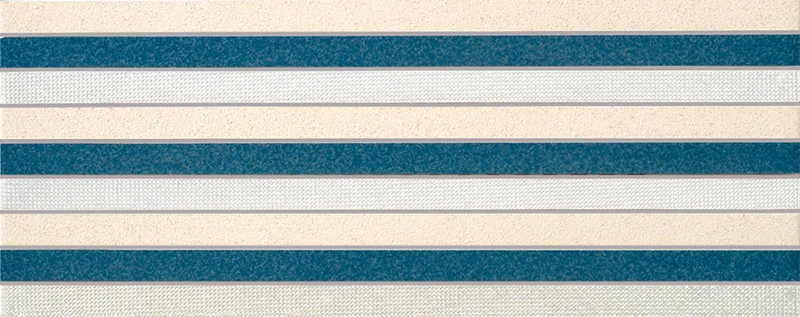 Бордюр Vallelunga Look Azzurro Stripes 20x50 матовый