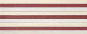 Бордюр Vallelunga Look Bordeaux Stripes 20x50 матовый