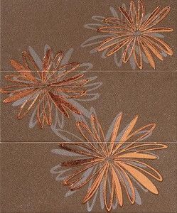 Декоративный элемент Vallelunga Look Fiore Marr/Chiaro Comp 3 Pz. 50x60 матовый