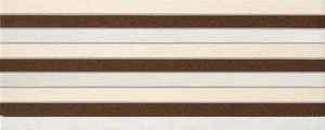 Бордюр Vallelunga Look Marrone Stripes 20x50 матовый
