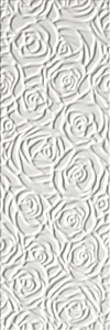Плитка Fap Lumina Sole Rose Bianco 25x75 глянцевая