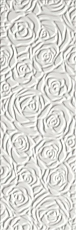 Плитка Fap Lumina Sole Rose Bianco 25x75 глянцевая
