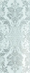 Декоративный элемент Novabell Magnifica Decoro Damasco Glitter Water Green 25x60 глянцевый