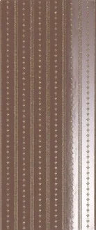 Magnifica Decoro Righe Glitter Coffee Brown
