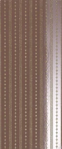 Декоративный элемент Novabell Magnifica Decoro Righe Glitter Coffee Brown 25x60 глянцевый