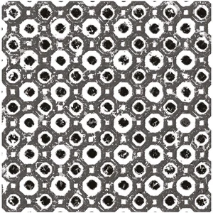 Декоративный элемент Brennero Maiolica Black 5 Mix 20x20 глянцевый
