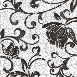 Декоративный элемент Brennero Maiolica Black 8 Mix 20x20 глянцевый