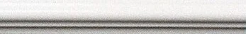 Бордюр Brennero Maiolica Profilo Bianco 2,5x20 глянцевый