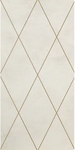 Декоративный элемент Petracers Maiora Rhombus Fregio Oro Beige 50x100 глянцевый