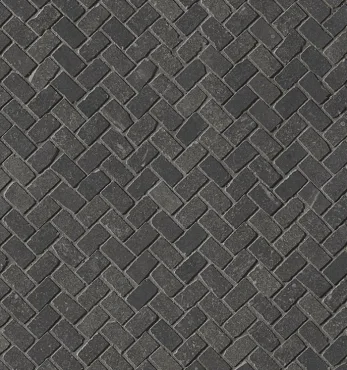Мозаика Fap Maku Dark Gres Mosaico Spina Matt 30x30 матовая