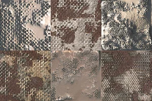 Декоративный элемент Fap Maku Grid Metal Inserto Mix 6 40x60 матовый