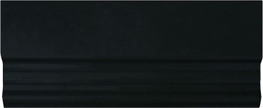 Бордюр Fap Manhattan Black Alzata 12,5x30 глянцевый