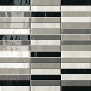 Мозаика Fap Manhattan Tratti Grigi Mosaico 30x30 глянцевая