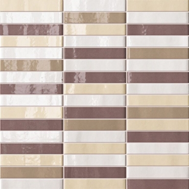 Мозаика Fap Manhattan Tratti Terre Mosaico 30x30 глянцевая