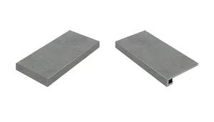 Ступень Italon Materia Carbonio Scalino Angolare Sinistro 33x60 патинированная