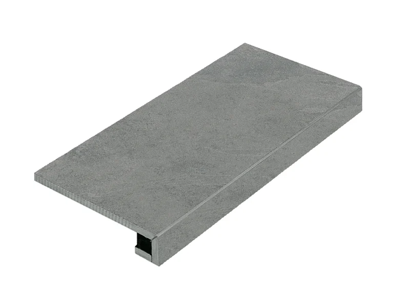 Ступень Italon Materia Carbonio Scalino Frontale 33x45 матовая