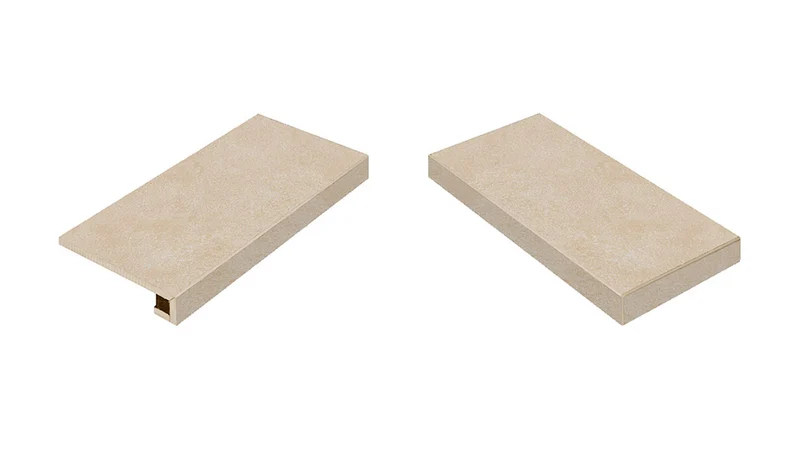 Ступень Italon Materia Magnesio Scalino Angolare Destro 33x120 патинированная